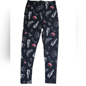 Wine & cheese leggings